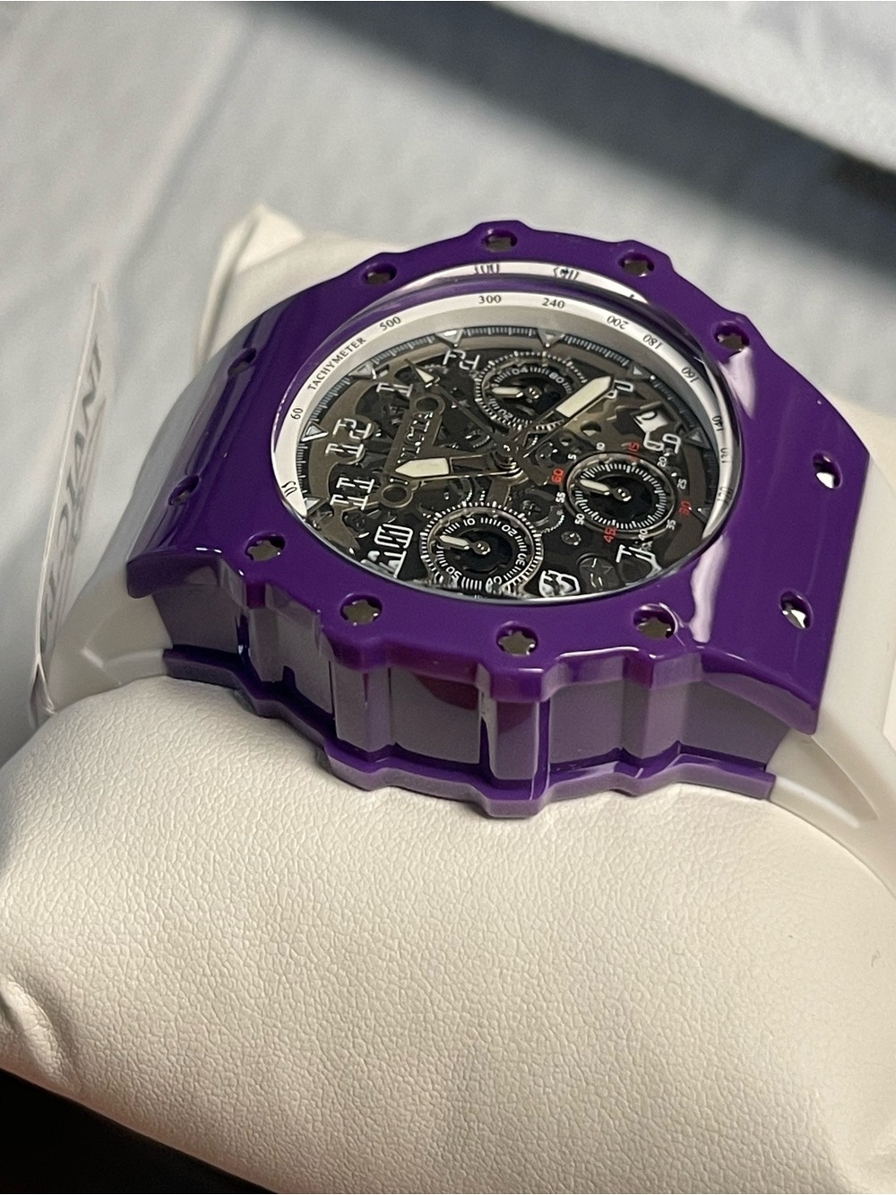 Invicta Racing Valyron Unisex Watch - 41mm, Purple & White
(69626) new - Picture 6 of 12